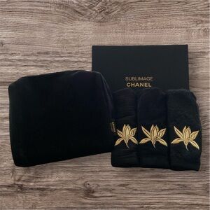 Chanel Sublimage Washcloth Trio Set New in Box